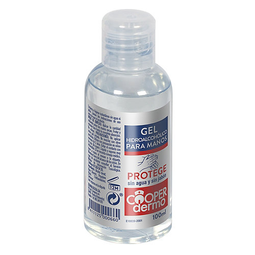 Gel hidroalcohólico para manos cooper 100 ml