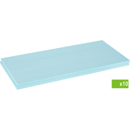 Lote de 10 panel aislante danopren tejado 40 mm