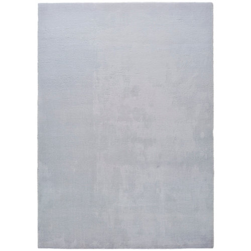 Alfombra de interior gris poliéster berna liso 160 x 230cm