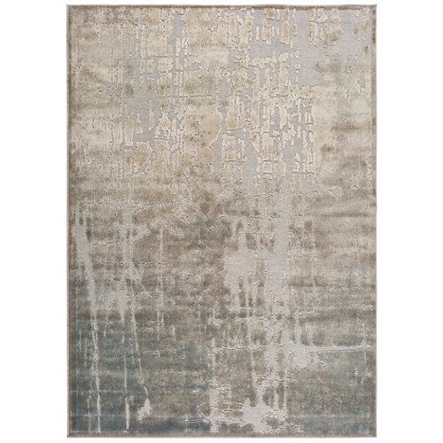 Alfombra gris pvc archi 120 x 180cm 26 Alfombra pie de cama beige viscosa laiana 60 x 110cm