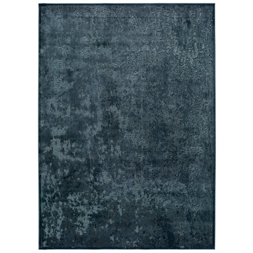 Alfombra de interior azul viscosa laiana 160 x 230cm