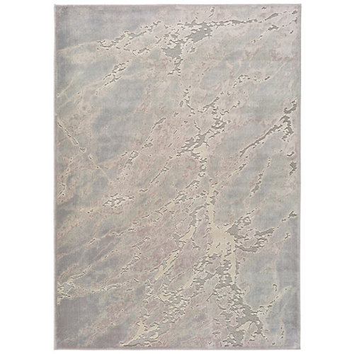 Alfombra de interior multicolor viscosa piélago 160 x 230cm