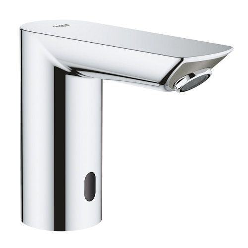Grifo lavabo con sensor agua fría grohe bau cosmopoliltan cromo de la marca Grohe en acabado de color Gris / plata fabricado en ABS