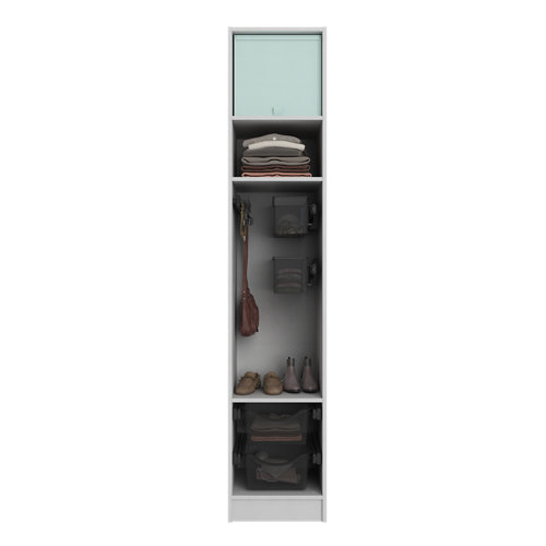 puerta canarias wengué de apertura derecha de 62.5 cm 23 Composición nº8 spaceo home armario kit vestidor sin puertas textil 240x40x60cm