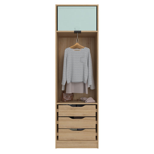 puerta nike gris de apertura derecha de 115 cm 28 Composición nº13 spaceo home armario kit vestidor sin puertas roble 200x60x45cm