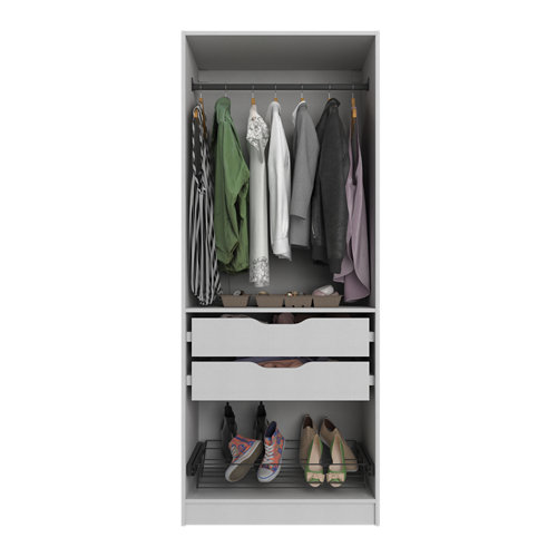 Puerta de interior corredera sidney roble de 72.5 cm 25 Composición nº28 spaceo home armario kit vestidor sin puertas textil 240x80x60cm