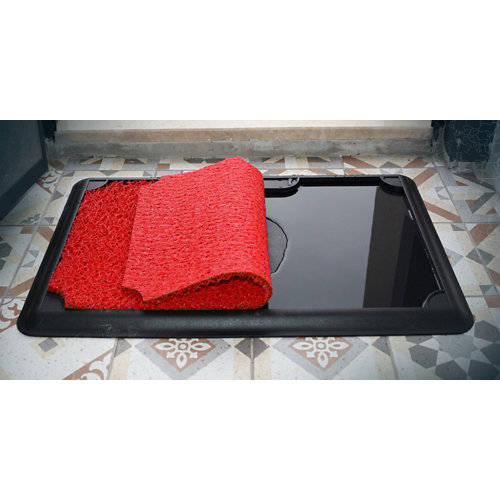 Alfombra lana sanderson anthea-ch-bl 47107 200x280cm 24 Felpudo rojo con bandeja apta para desinfectante 45 x 70 cm