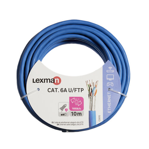 Cable ftp 4 pares cat6 10m blanco fc-d lexman