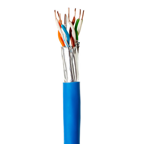 Cable de red stp cat6a lexman 25m azul