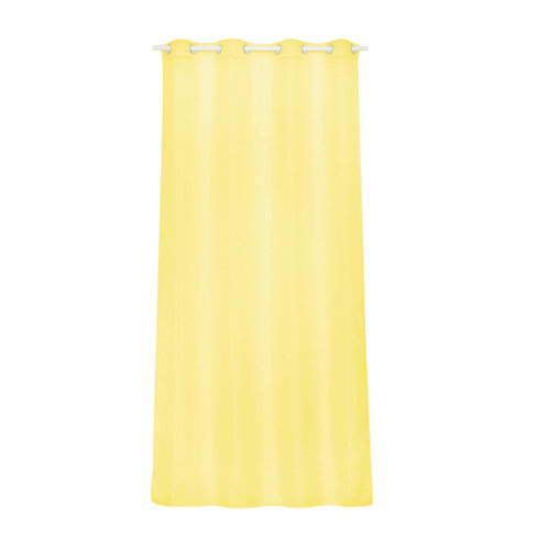 Visillo acabado en ollaos inspire polyone liso amarillo de 140 x 280 cm