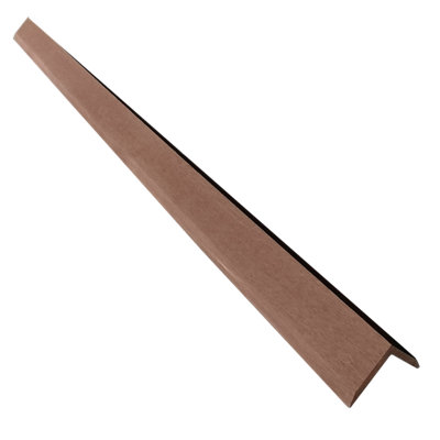 Perfil Angular de composite marrón de 4x5.5 cm