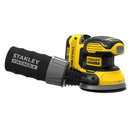 Lijadora excentrica stanley fatmax sfmcw220d1s 18v 125mm 1b2a de la marca STANLEY FATMAX en acabado de color No definido fabricado en Varios, ver descripción