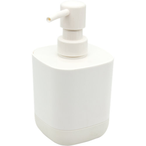Dispensador de jabón easy soft touch de abs blanco