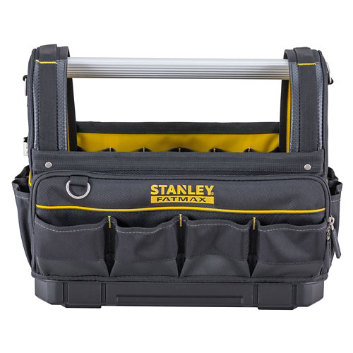 Bolsa herramientas abierta pro-stack fatmax de la marca STANLEY FATMAX en acabado de color Negro fabricado en Polipropileno