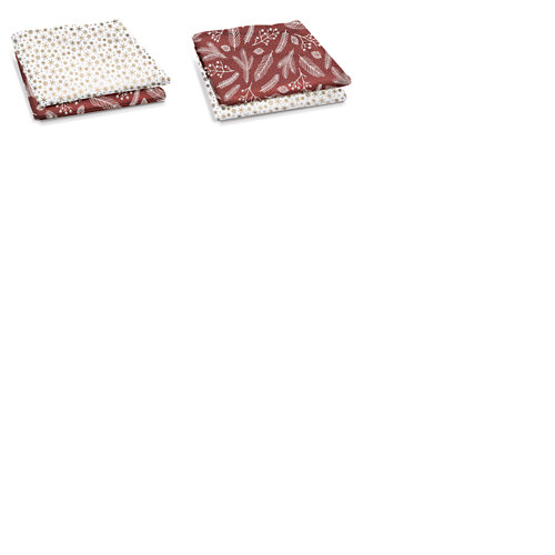 Pack servilletas de algodón xmas tradicional 45 x 45 cm