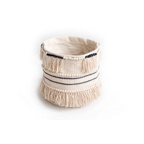 Cesta de algodón de 30x30x30 cm plegable 27 Basket ari ø30 x 30 cm