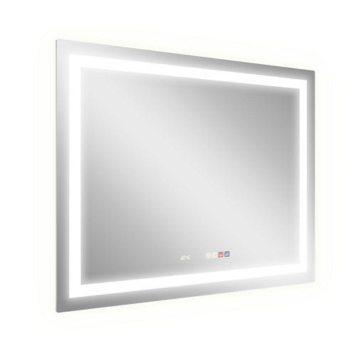 Espejo de baño con luz led all antivaho , bluetooth, , táctil 100x80 cm de la marca MANUFACTURAS PORTACELI en acabado de color Gris / plata fabricado en Vidrio / espejo