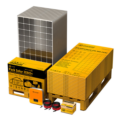 Kit solar autoconsumo 16 paneles 380w, monof, 5kw genera hasta 37kwh/d