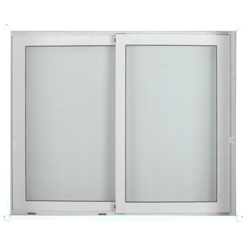puerta praga blanco de apertura izquierda de 115 cm 23 Mosquitera fija artens para ventana con tela de fibra de vidrio de 150x150 cm
