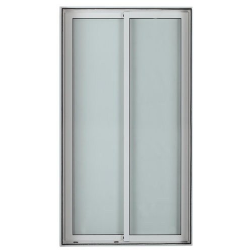 Puerta lucerna plus blanco de apertura derecha de 82,5 cm 26 Mosquitera fija negra con velcro adhesivo de 150x250 cm