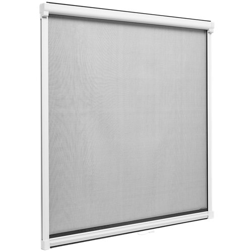 Mosquitera enrollable artens ventana con tela de fibra de vidrio de 120x120 cm