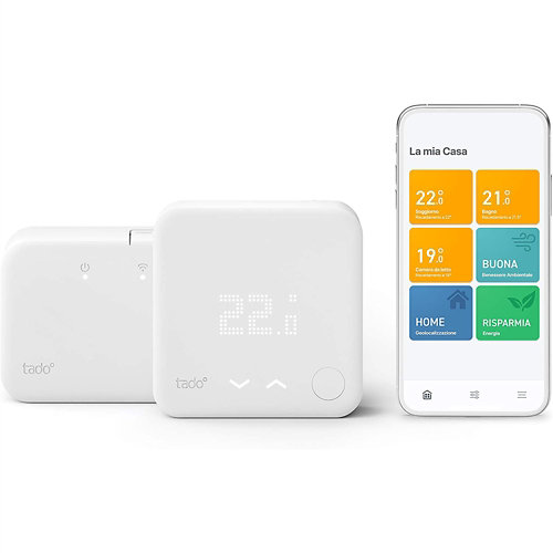 Pack termostato inteligente tado v3 + kit de extensión inalámbrico