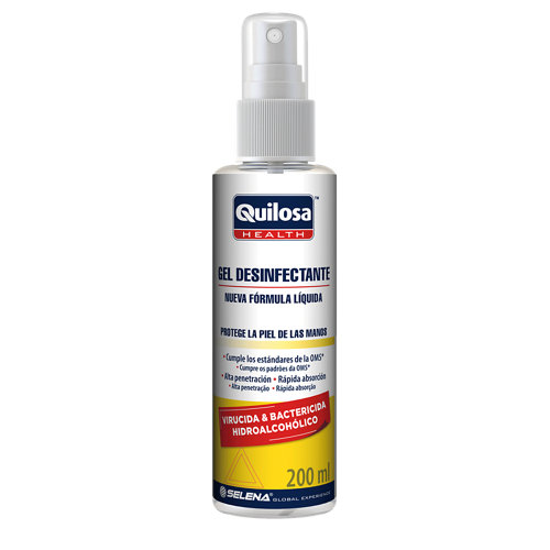 Gel manos desinfectante quilosa health 200 ml