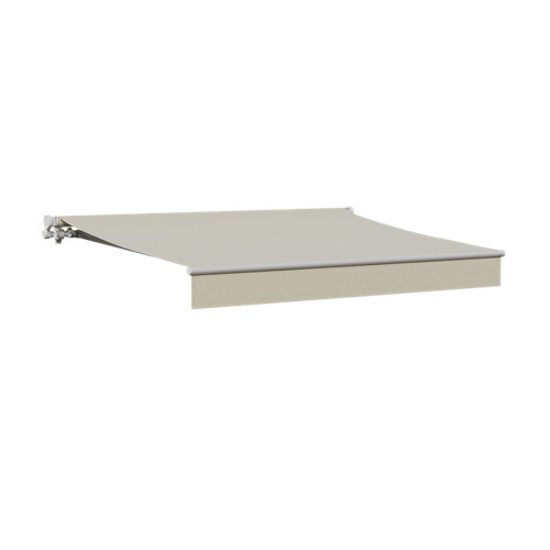 Toldo calima manual con tela beige de 2.5x2 m