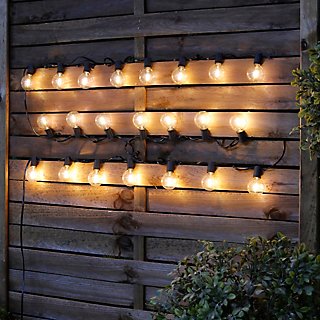 guirnalda de luces y luces decorativas