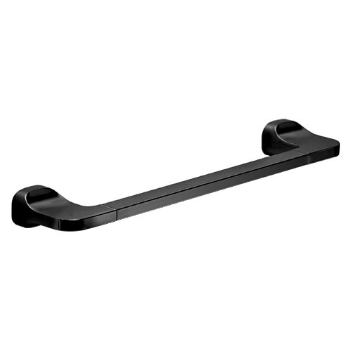 Toallero barra stelvio negro mate 35 cm