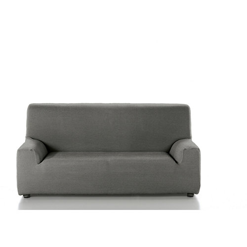 Funda sofá elástica enzo gris 2 plazas