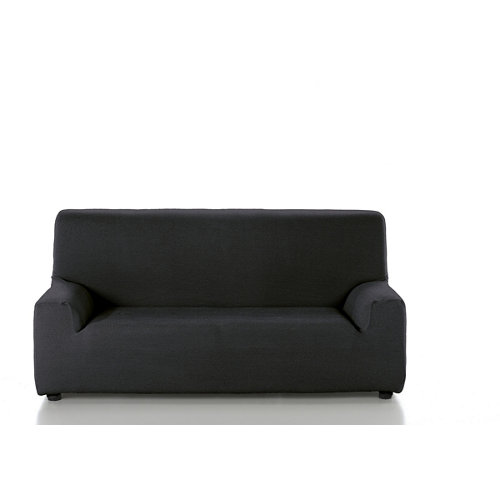 Funda sofá elástica enzo negro 4 plazas