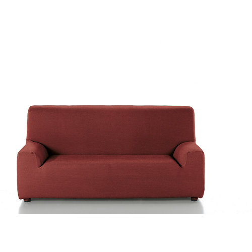 Funda sofá elástica enzo rojo 2 plazas