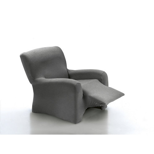 Funda elástica sillón relax enzo gris 1 plaza patron