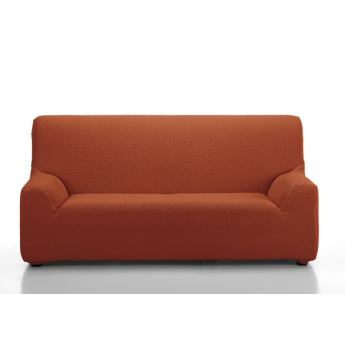 Funda sofá elástica erik naranja 4 plazas