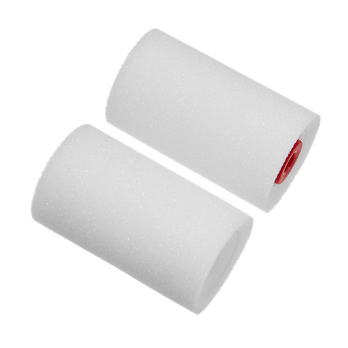 Mango de acero de recambio para rodillos de 6 cm dexter 26 2 recambios de rodillo espuma resinas dexter 6cm