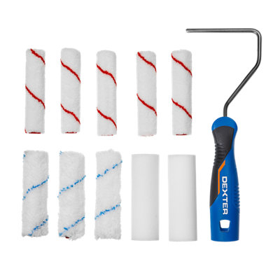 Kit para pintar DEXTER rodillo universal 11 cm + 10 recambios