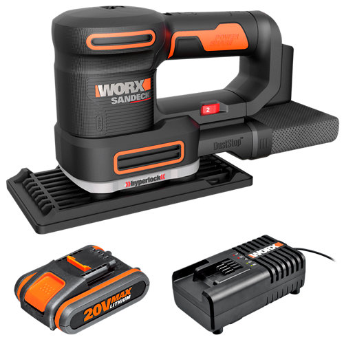 Kit herramientas electricas worx multilijadora 20v + cargador y batería