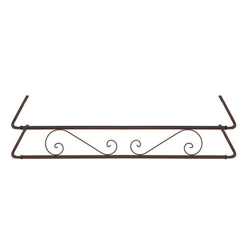Portamaceteros para balconera clásico marrón forja 60-100