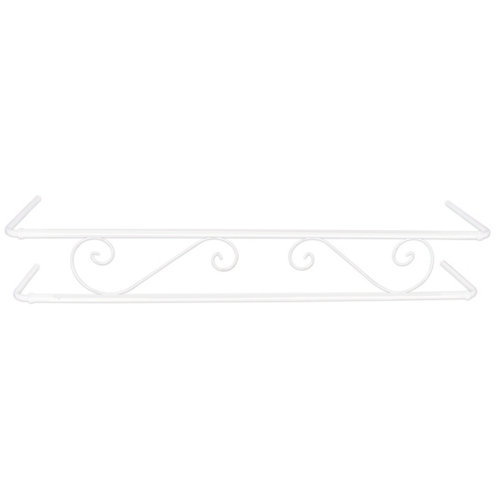 Portamaceteros para balconera clásico blanco 140-200