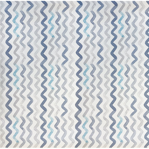 Rollo de vinilo zigzag blue 90 cm x 3 m