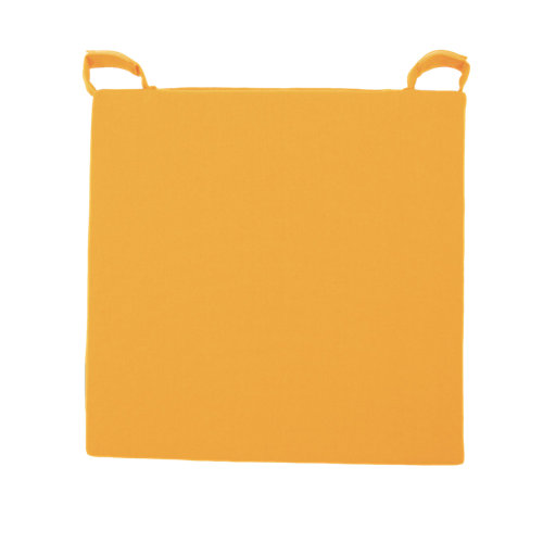 Cojín para silla inspire joy amarillo 40 x 40 cm