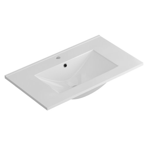 Mueble de baño con lavabo madrid roble oscuro 70x45 cm de la marca Blanca / Sin definir en acabado de color Marrón fabricado en Varios, ver descripción