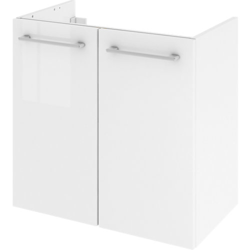 Mueble de baño con lavabo remix con 2 puertas blanco 60x35 cm