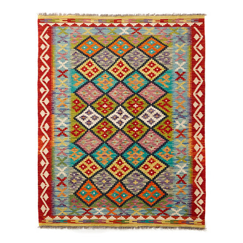 Alfombra multicolor lana kilim herat 2 120 x 180cm