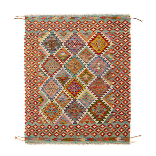 Alfombra gris poliéster shanghai liso 140 x 200cm 27 Alfombra multicolor lana kilim herat 3 120 x 180cm