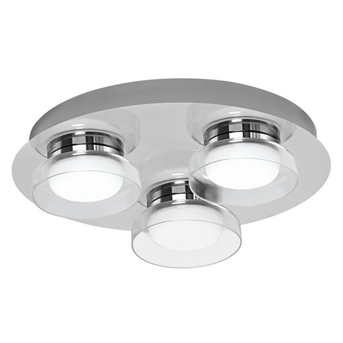 Plafón orbis 3l 18w wifi ip44 cromado