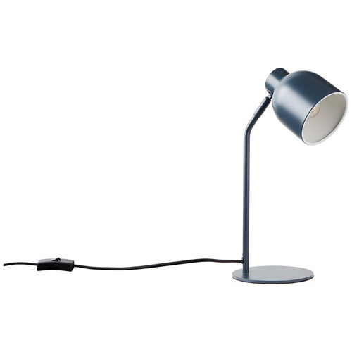 Lámpara de mesa tonka metal 1 luz e27 a37cm gris