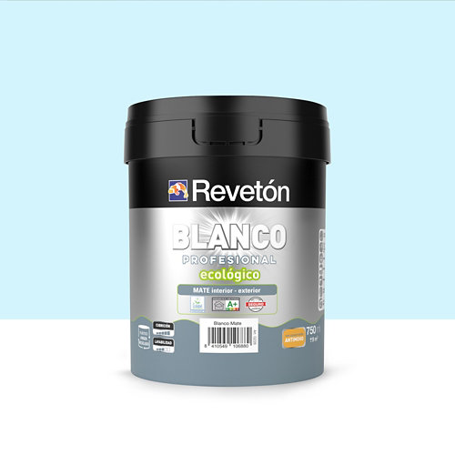 Pintura interior mate reveton pro 0.75l 1002-y50r neutro gris piedra luminoso de la marca REVETÓN en acabado de color Azul fabricado en Varios, ver descripción