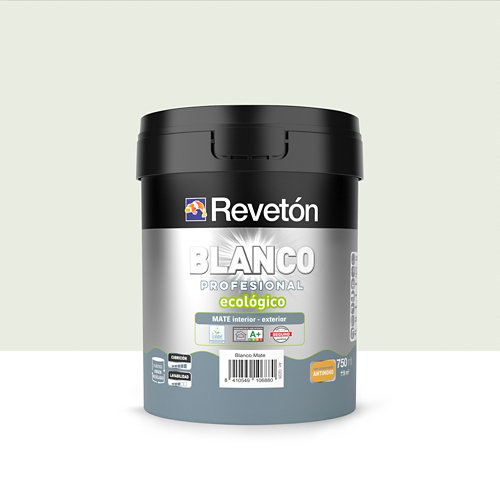 Pintura interior mate reveton blanco pro 0.75l 0530-y80r salmon rosado luminoso de la marca REVETÓN en acabado de color Verde fabricado en Varios, ver descripción